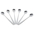 thumbnail image 3 of 6Pcs Stainless Steel Spoons, Stylish Long Handle Serving Spoons, Anti-Corrosion For Latte, Ice Cream For Sundae, Coffee, Soup, 3 of 8