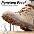 thumbnail image 3 of LAoutun Steel Toe Boots for Men High-top Safety Work Boots Comfort Construction Boots, 3 of 6