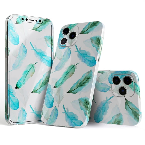 DesignSkinz Feathery Watercolor Full-Body Skin Decal Wrap Cover for iPhone 16