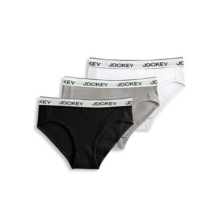 

Jockey® Essentials Women s Cotton Stretch Bikini Panties 3-Pack Sizes S-XXXL