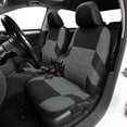 thumbnail image 4 of 9pcs Car Seat Covers Full Set Front Split Rear Bench For Car Universal Cloth SUV Sedan Van Automotive Interior Covers Blue, 4 of 5
