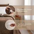 thumbnail image 7 of Heated Blanket Electric Brown Full - 72"x84" Heating Blanket Full 1/2/4/6/8 Hours Auto-Off 8 Heat Level Over-Heat Protection Flannel Ribbed Sherpa Electric ETL Certification, 7 of 7
