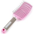 thumbnail image 1 of Cepillo de pelo profesional curvo con ventilación, herramientas de estilismo de peluquería, cepillos de masaje para desenredar el cabello de secado rápido, 1 of 3