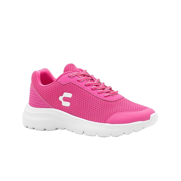 Tenis Para Mujer Charly Deportivo Cómodos Running Fiusha fucsia 22.5