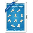 thumbnail image 3 of Wash Your Hands Wall Poster, 14.725" x 22.375", Framed, 3 of 3