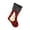 Style 1, variant on ZPAQI Christmas Buffalo Plaid Stocking with Shiny Metallic Snowman Santa Print Plush Faux Fur Cuff Gift Candy Bag Holder Socks