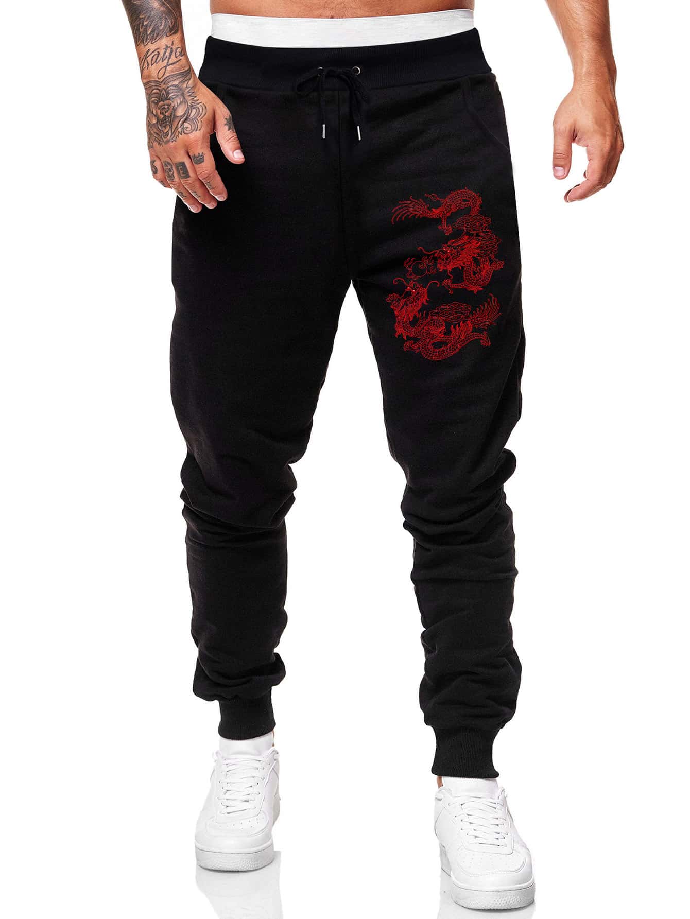 chinese dragon sweatpants