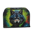 thumbnail image 6 of Toaster Covers 2 Slice, Realistic Style Wolf Warrior Waterproof Bread Machine Cover Fits for Standard 2 Slice Toasters, Home Decor Toaster Protection with Hanging Rope, 6 of 7