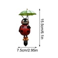 thumbnail image 3 of Garden Stake Whimsical LadybugwithUmbrella 1 PieceforOutdoor LawnandPatio Decor, 3 of 8