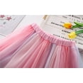 thumbnail image 4 of Kids Embroidery Tulle Tutu Skirt With Plaid Striped Rainbow Flower For Girls 1 10 Years, 4 of 5