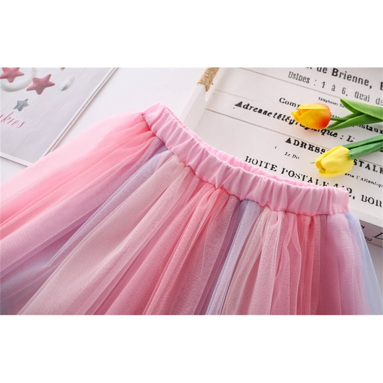 Little Girl Tutu Skirts Cupcake Tutu Roleplay Layered Princess Dress  Birthday Skirt for Kids 7-8T - Walmart.com