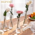 thumbnail image 2 of Centro de mesa NUPTIO con forma de vaso de cristal, 6 unidades, para bodas, transparente, 2 of 8