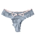 thumbnail image 1 of Gibobby Braguitas Slim Fit Ropa interior encaje para mujer Transpirable Sexy Bikini Ligero Hipster Bragas SML XL（Gris， S), 1 of 5