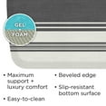 thumbnail image 3 of GelPro Contemporary/Traditional Stripes Gray/White Kitchen Mat, 20 in x 72 in, 3 of 5