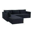 thumbnail image 2 of Tov Furniture Willow Navy Modular LAF Sectional, 2 of 6