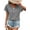 Medium Grey, variant on Eytino T Shirts for Women Textured Tops V Neck Cap Short Sleeve Summer Tops Dressy Casual Loose Fit Basic Workout Tee Shirts Blouses Beige S-2XL