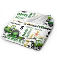 thumbnail image 2 of Tractor Truck For Boys Blanket Gifts For Kids Adults - Lightweight Throw Blanket For Bedroom Living Room Decor Soft Fuzzy Fleece Cozy Plush Bed Couch 50"X40", 2 of 7