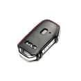 thumbnail image 3 of Vitodeco Genuine Leather Smart Key Fob Case Compatible with KIA Soul, Seltos, Sportage, NIRO, Sorento, Telluride, Rio, Forte, K5 2022-2025 New Emblem (5-Button, Black/Red), 3 of 5
