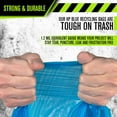 thumbnail image 3 of Aluf Plastics 55 Gallon Blue Trash bags for Rubbermaid Brute - Pack of 100 - Garbage or Recycling bags 38" x 55" 1.2 (equivalent) MIL - For Industrial, Home, Contractor, 3 of 5