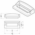 thumbnail image 3 of United Pacific 40957 Switch Trim W/ Visor Fits Kenworth (6 Pack), 3 of 3