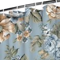 thumbnail image 3 of Pioneer Flower Floral Print Pattern Shower Curtain 36"x72" ,Bathroom Decorative Shower Curtains Set with 12 Hooks,Modern Waterproof Washable Shower Curtain, 3 of 6