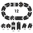 thumbnail image 1 of facefd Kids DIY Splicing Track Highway Stitching Prop Traffic Roadway Accessories Kids Gift No.5, 1 of 6
