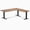 Pheasantwood / Matte Black, variant on Desky Zero Hardwood L-Shape Office Desk - White Ash / 60 X 30 X 62 X 20 Inches / Gray