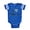 Royal Blue, variant on CafePress - I Love Ghosts_Bl - Cute Infant Baby Football Bodysuit