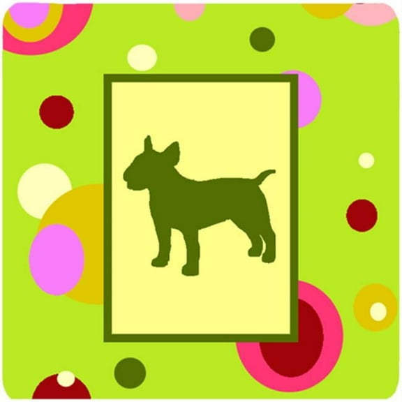 Bull Terrier Foam Coasters - Set 4