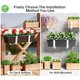 thumbnail image 5 of Juego de 6 soportes ajustables para macetas de ventana, soportes blancos para cajas de ventana, macetas con tamaño ajustable, 5 of 7
