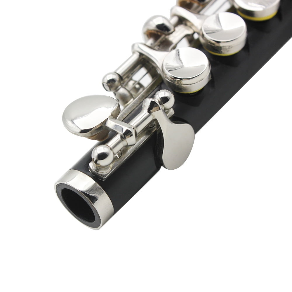 Dcenta Key of C Piccolo Flute with Polish Cloth Cleaning Stick Screwdriver, Piccolo Instrument for Beginners Students