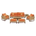 thumbnail image 1 of RST Brands Mili Wicker 8 Piece Patio Conversation Set, 1 of 8