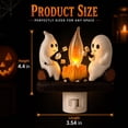 thumbnail image 7 of 2026 Ghost Campfire Nightlight, Ghost Roasting S'Mores Plug-In Wall Flickering Flame Nightlight,Spooky Fire Marshmallow Night Light For Indoor Halloween Decor,Halloween Decorations Party Gift, 7 of 7