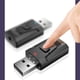 thumbnail image 5 of Adaptador Irfora Receptor de transmisor de audio USB BT5.0 Adaptador de audio BT 2 en 1 con puerto AUX para estéreo de hogar / automóvil / PC Contestar llamadas telefónicas con un solo botón Irfora Adaptador, 5 of 6