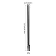 thumbnail image 2 of Wide Metal Straw 304 Stainless Steel Angled Tip Reusable for Slushies Milkshakes Dishwasher Safe with Brush, 2 of 6