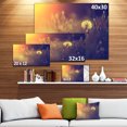 thumbnail image 3 of Photo Vintage de Champ de Pissenlits - Grande Impression d'Art Floral sur Toile, 3 of 4