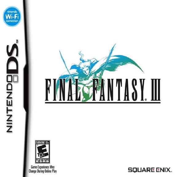 Restored Final Fantasy III (Nintendo DS, 2006) RPG Game (Refurbished)