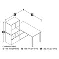 thumbnail image 2 of BeStar A Clean and Balanced Look L-Shaped kit, 1-Drawer, 2 of 2