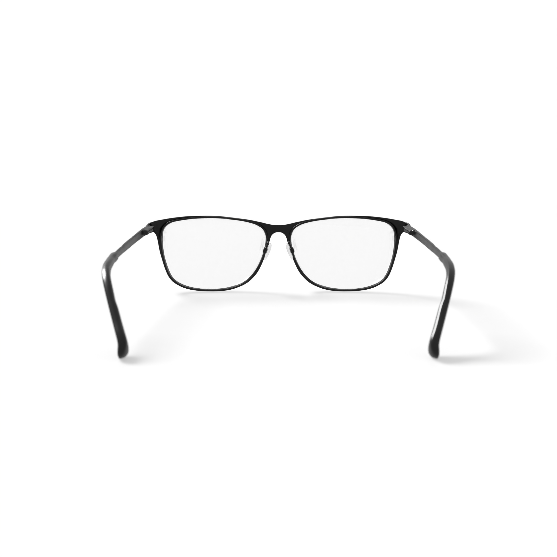 Walmart Men's Eyeglasses, MK09860, Black, 55-16-140, with Case