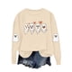 thumbnail image 2 of Ailaofu Halloween Cute Sweatshirt For Women Long Sleeve Pullover Graphic Basic Tops Casual Fall Fashion Sweatshirts, 2 of 7