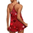 thumbnail image 4 of Rciityk Valentines Day Pajamas Women Short Sets - Cami Pajama Sets for Women 2 Piece - Casual Straps Top and Shorts Pjs Sets Nightwear Loungewear, 4 of 5