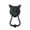 Black, variant on Renovators Supply Door Knockers for Front Door 8.5" Black Cast Iron Fox Head Shaped Door Knocker w/Screws