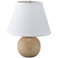 thumbnail image 3 of 9,15" en Lampe de Table Cube en Bois Naturel, 3 of 3