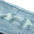 thumbnail image 5 of KIDSCOOL SPACE Baby Girls Jeans,Elastic Band Inside Ripped Washed Soft Summer Thin Cotton Slim Denim Pants,2-3 Years, 5 of 6