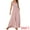 Dusty Pink, variant on DARING DIVA Women's Sleeveless Wide Leg Jumpsuits with Pockets S Dusty Pink