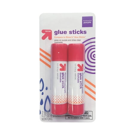 Photo 1 of Glue Stick 2ct Disappearing Purple - up & up
Pack of 3 
