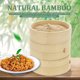 thumbnail image 3 of ColoMX 1 Set de vapor de bambú Cesta de utensilios de cocina Dim Sum Barming Food Steamer con tapa, 3 of 8