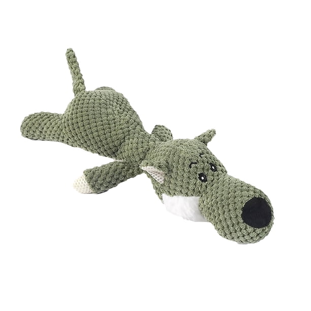 Juguete interactivo de entrenamiento para mascotas con sonido de león y lobo para perros. Juguete masticable duradero