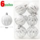 thumbnail image 3 of 24/6pcs Electroplating Christmas Balls Color Painting Xmas Tree Hanging Pendants Xmas Ball Ornaments New Year Party Home Decor, 3 of 5