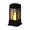 Black, variant on Vintage Telephone Booth LED Night Light, Mini Retro Phone Booth Desk Lamp, Decorative Ambient Lighting for Bedroom, Living Room, Office Desktop and Home Nightstand Decoration, Brown